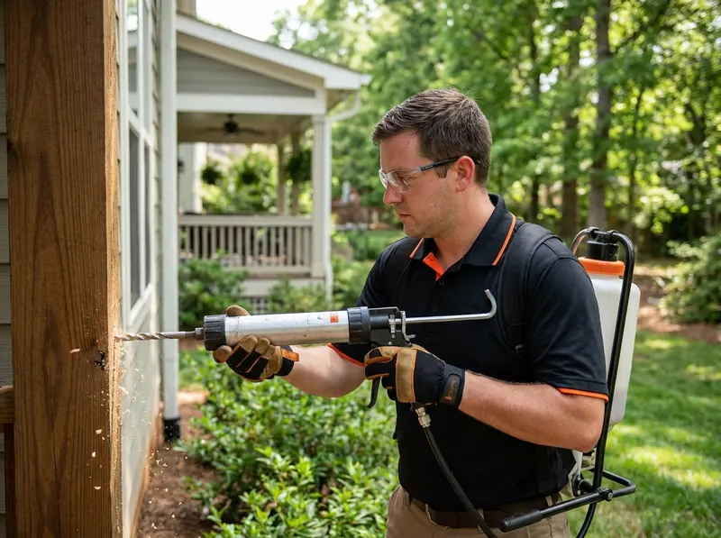 Carpenter Ant Structural Remediation in Greenville, sc