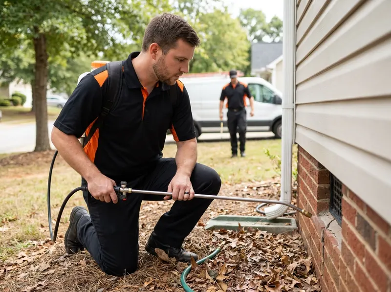 Perimeter Cockroach Ground Defense in Greenville, sc